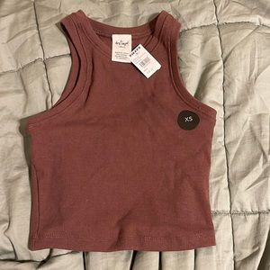 Tilly’s new with tag brown halter tank top XS